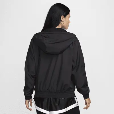 Куртка Nike Sportswear Classic Wovens, черный/белый — фото 2