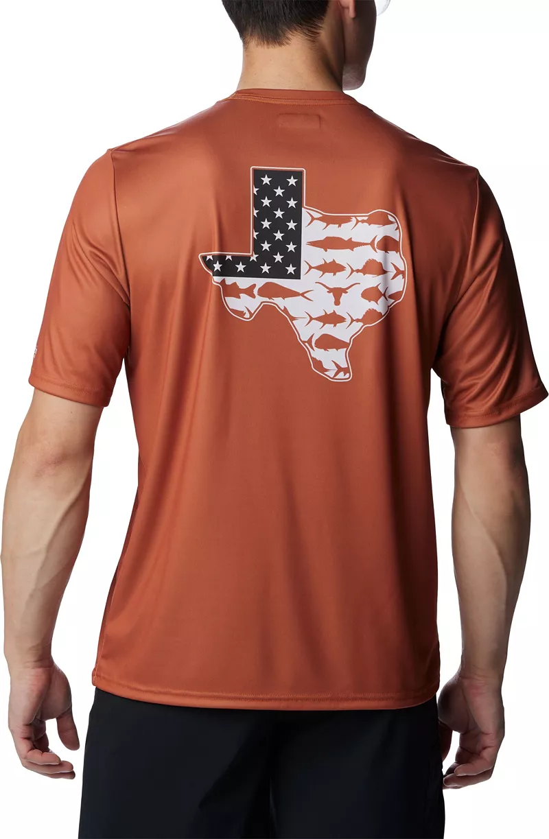 

Мужская футболка Columbia Texas Longhorns Burnt Orange Terminal Tackle