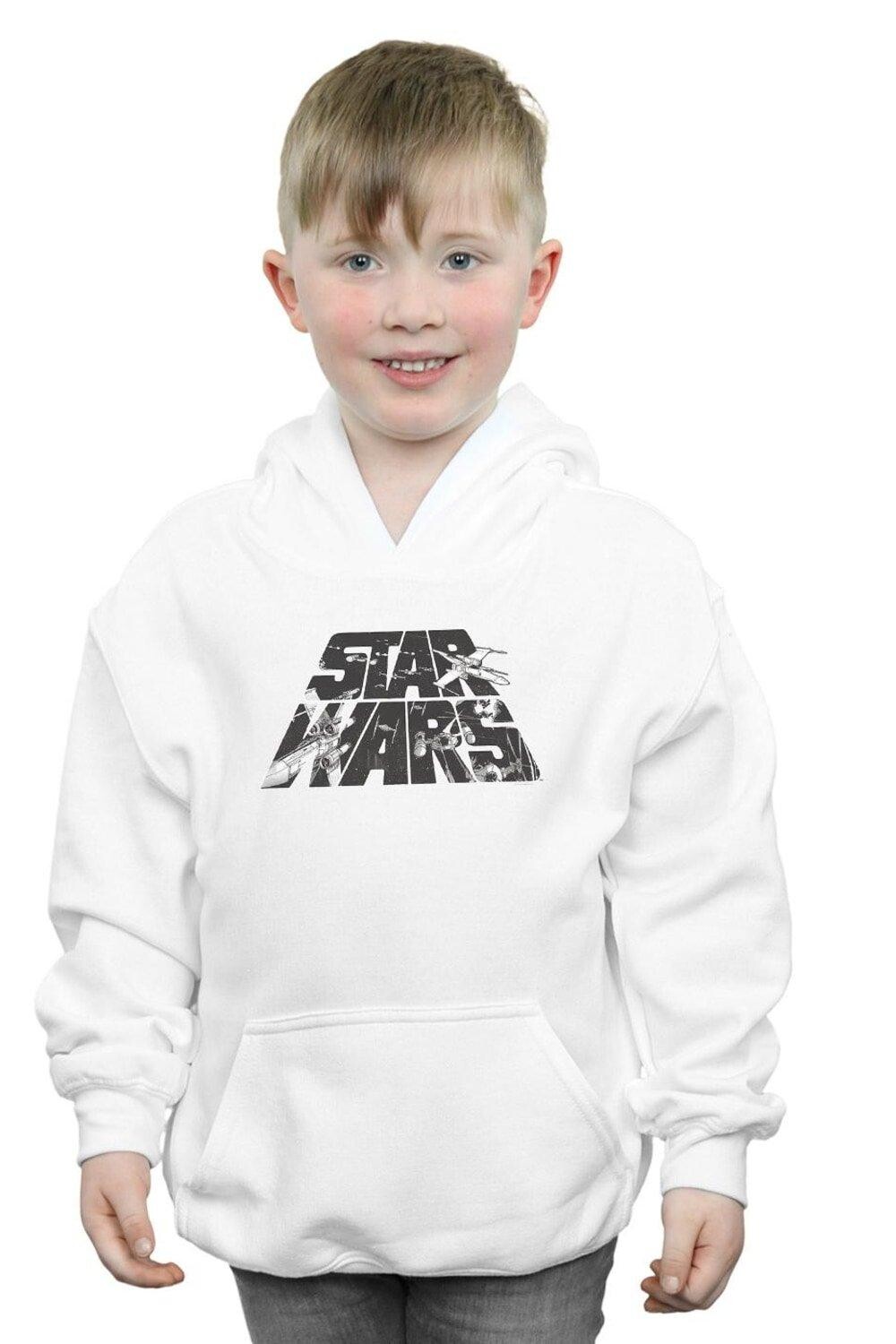 

Толстовка с логотипом Space Sketch Star Wars, белый