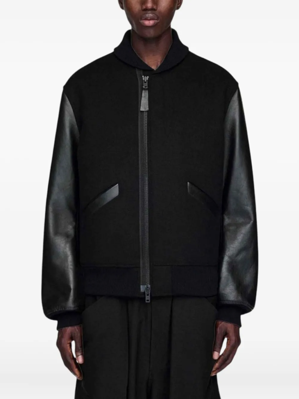 Ребристая куртка-бомбер X Yohji Yamamoto Y-3 ADIDAS — фото 3