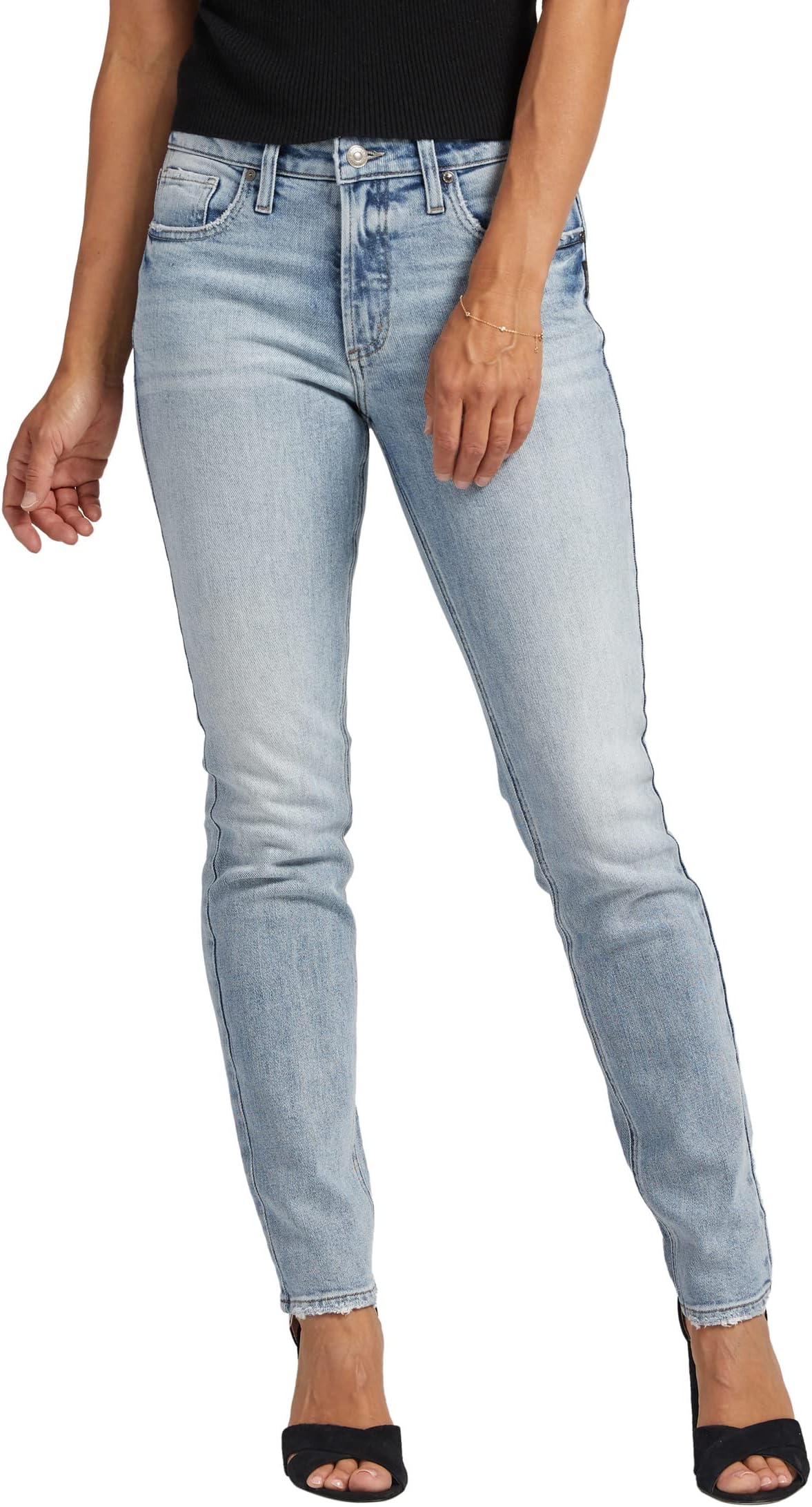 

Джинсы Silver Jeans Co. Most Wanted Mid-Rise Straight Leg Jeans L63413EOE229, цвет Indigo
