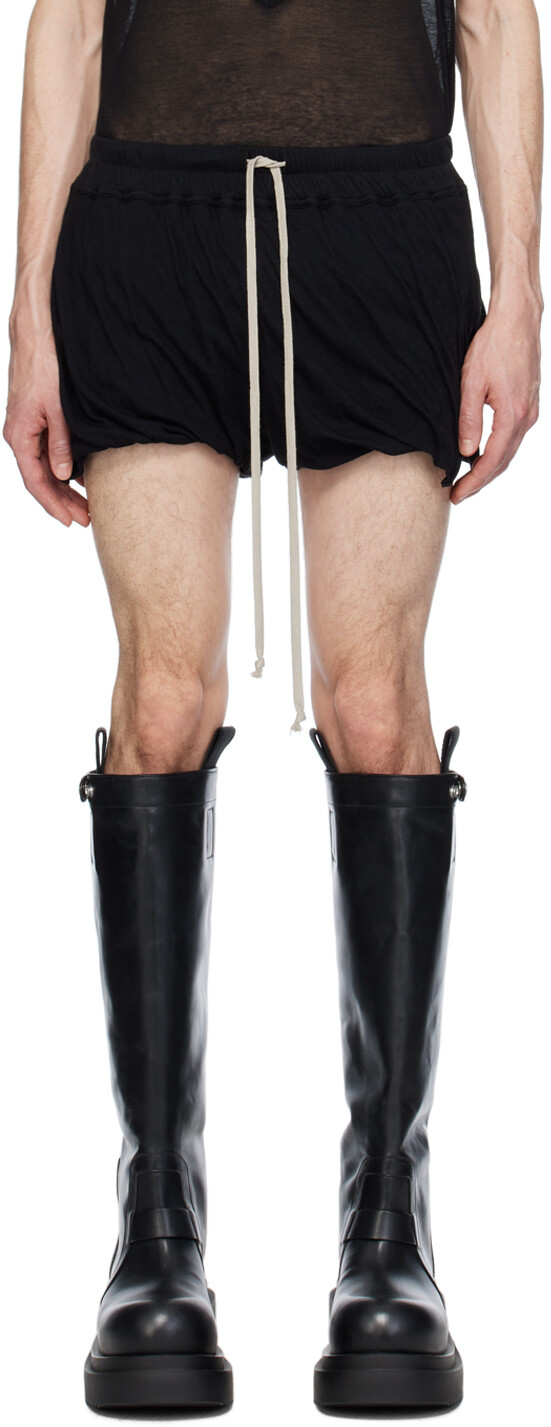 

Черные шорты в стиле минимализм Rick Owens