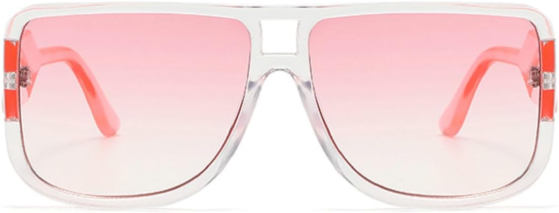 

Квадратные женские солнцезащитные очки для мужчин, ретро-солнцезащитные очки для женщин в винтажном стиле, модные очки, защита от УФ-излучения UV400 T1417 Melrose, Pink