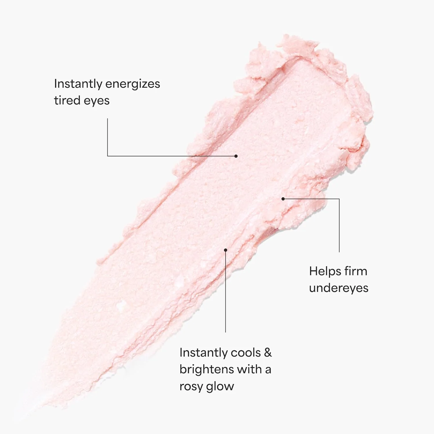 TULA Skin Care Spresso бальзам для кожи вокруг глаз с кофеином, увлажняющий и тонизирующий, против темных кругов, 10 г, Pink - Rose Glow — фото 3