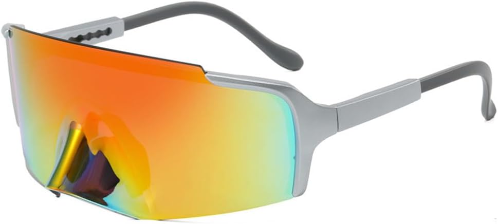 

Солнцезащитные очки для активного отдыха на открытом воздухе для мужчин и женщин, походные очки, велосипедные очки, солнцезащитные очки без оправы с индивидуальным дизайном KTUCN, Red