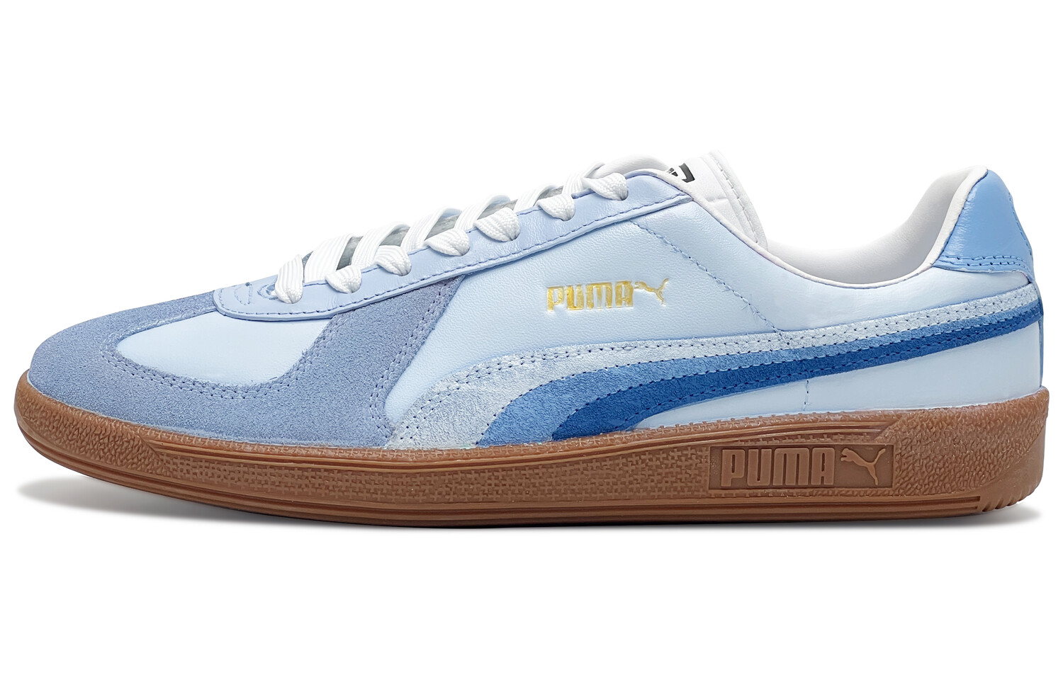 

Кроссовки Puma Army Trainer Skateboarding Shoes Unisex Low-top Blue, голубой, Синий, Кроссовки Puma Army Trainer Skateboarding Shoes Unisex Low-top Blue, голубой