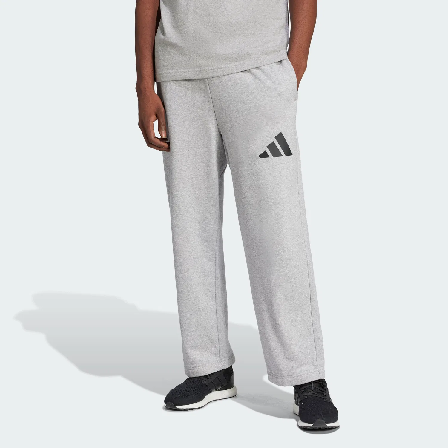Мужские широкие брюки с тремя полосками от Adidas
