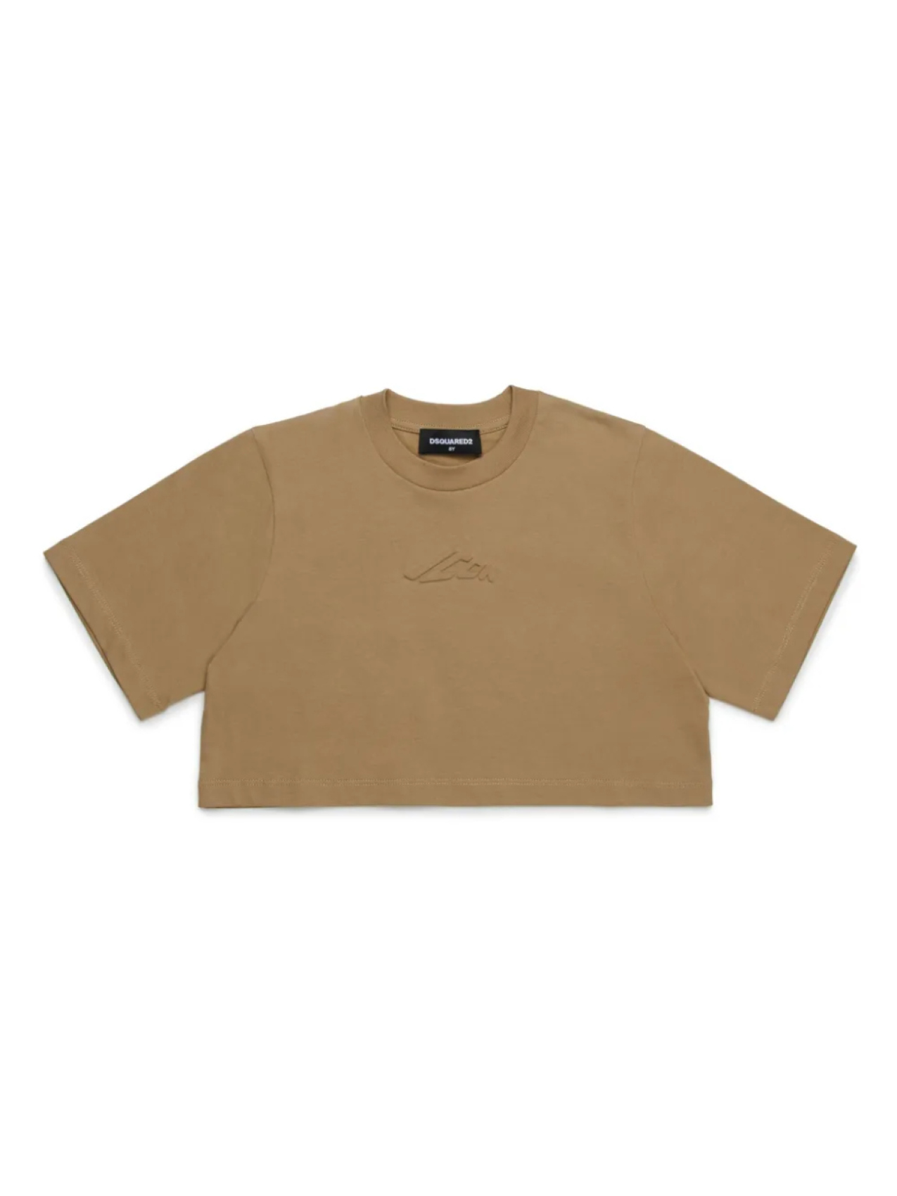 

DSQUARED2 KIDS футболка с тисненым логотипом, коричневый