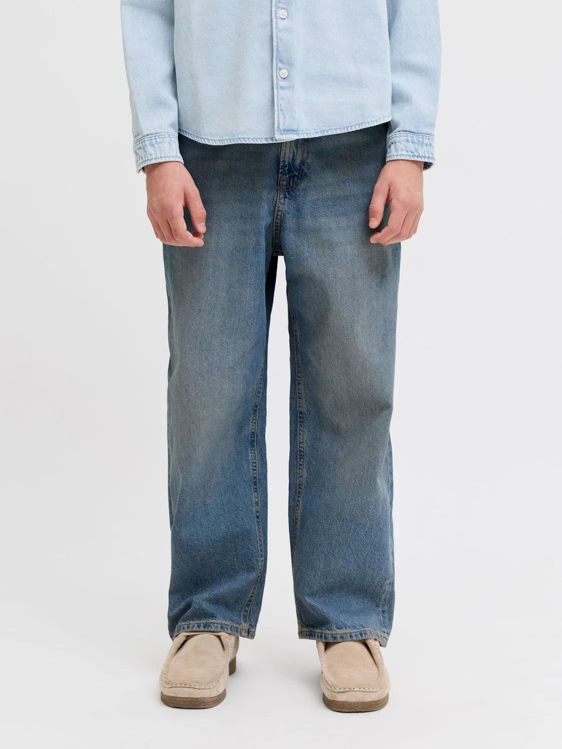 Джинсы extra baggy fit, голубой деним, JACK & JONES Junior, голубой деним — фото 3