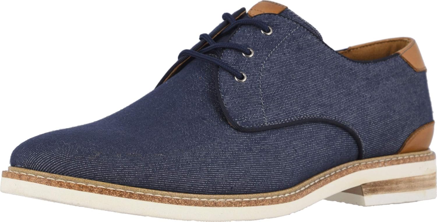 

Мужские оксфорды Florsheim Highland Canvas с plain toe, темно-синий
