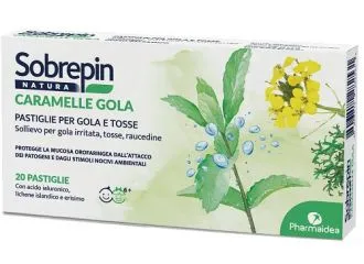 

Sobrepin Nature Throat Мятные конфеты от боли в горле