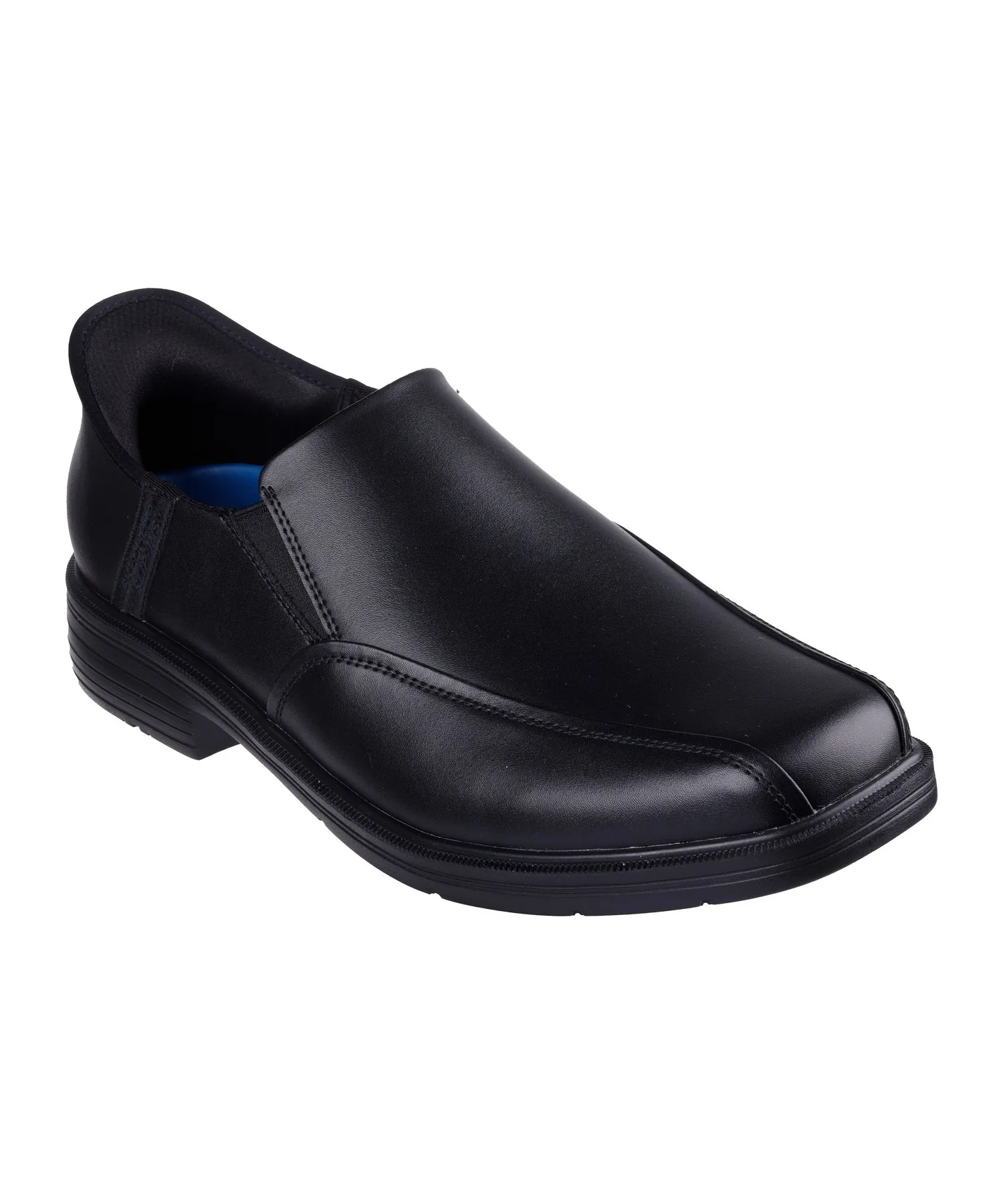 Мужские туфли без шнуровки Hands Free Slip-ins Relaxed Fit Caswell SKECHERS чёрные