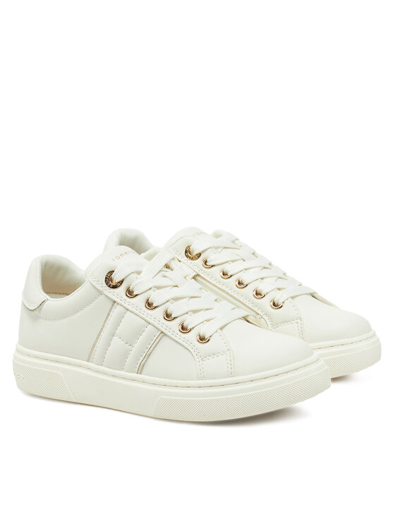 Кроссовки Low Cut Lace-Up Sneaker T3A9-33745-1439 M Tommy Hilfiger, белый — фото 2