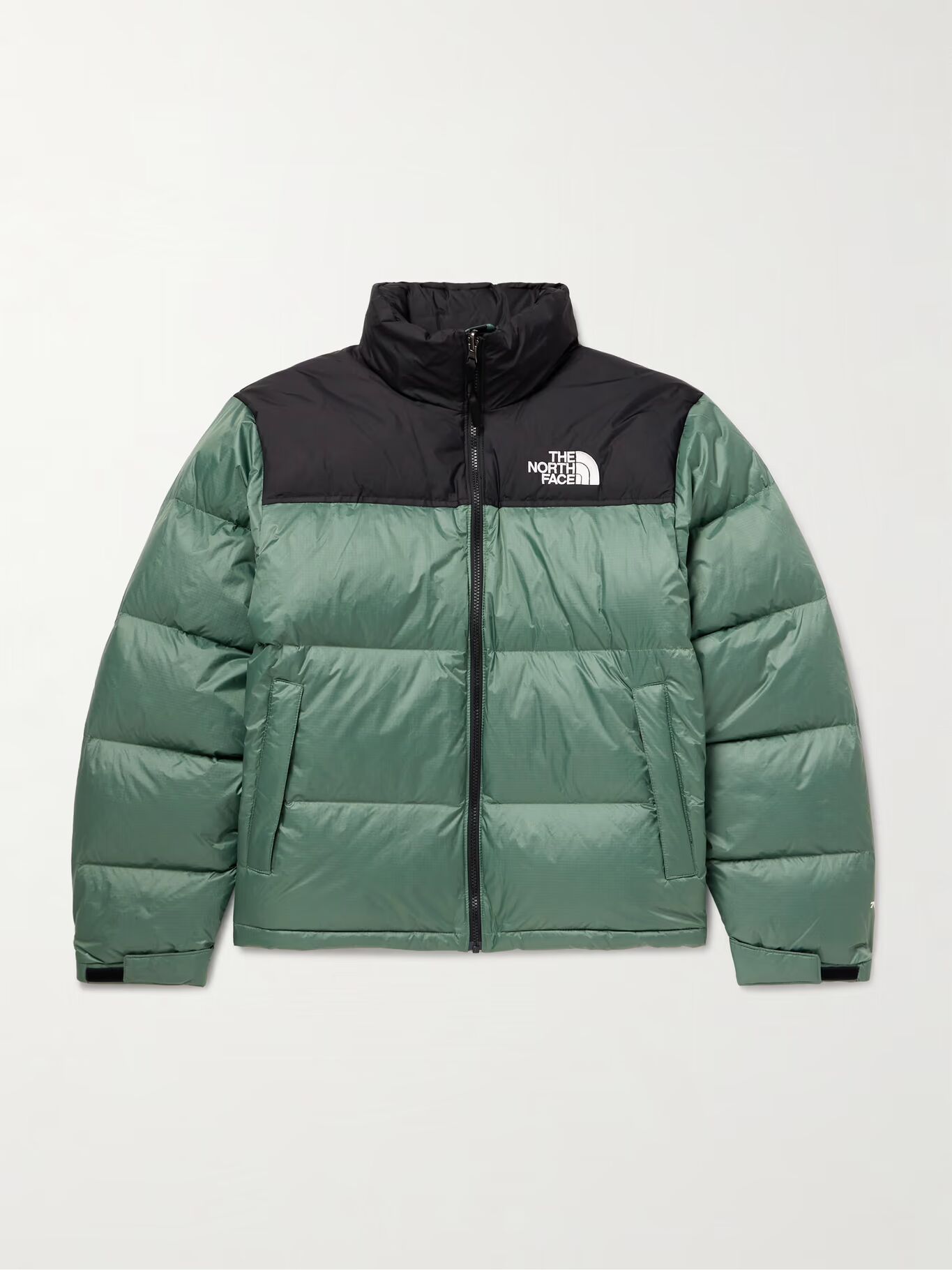 

1996 Ретро Nuptse стеганая куртка-пуховик THE NORTH FACE, зеленый
