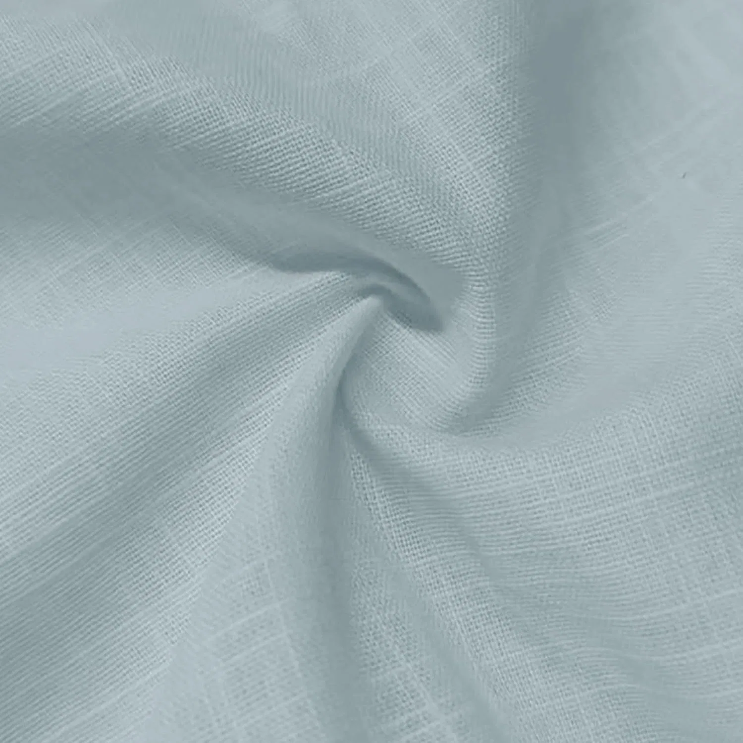 Женский топ без рукавов из хлопка и льна, Light Blue-11 — фото 2