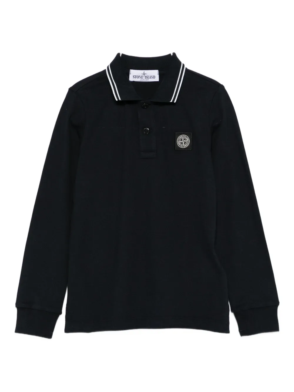 

Рубашка поло с логотипом Stone Island Junior, синий