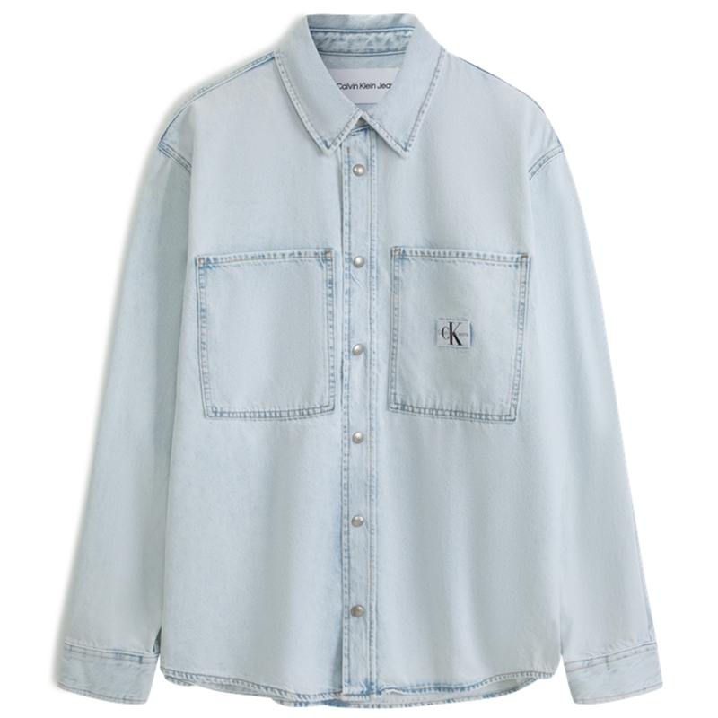 

Calvin Klein Мужская рубашка светло-голубого цвета