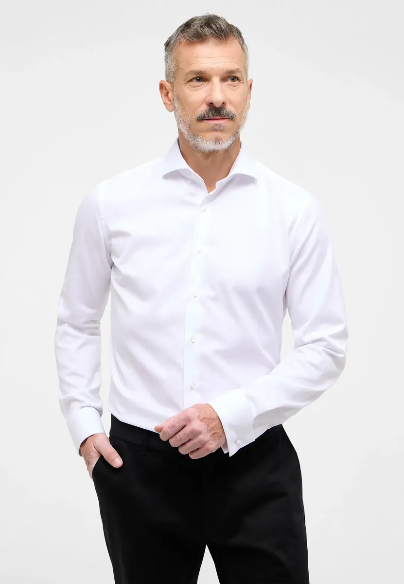 

Рубашка Eterna с длинными рукавами "SLIM FIT", белый