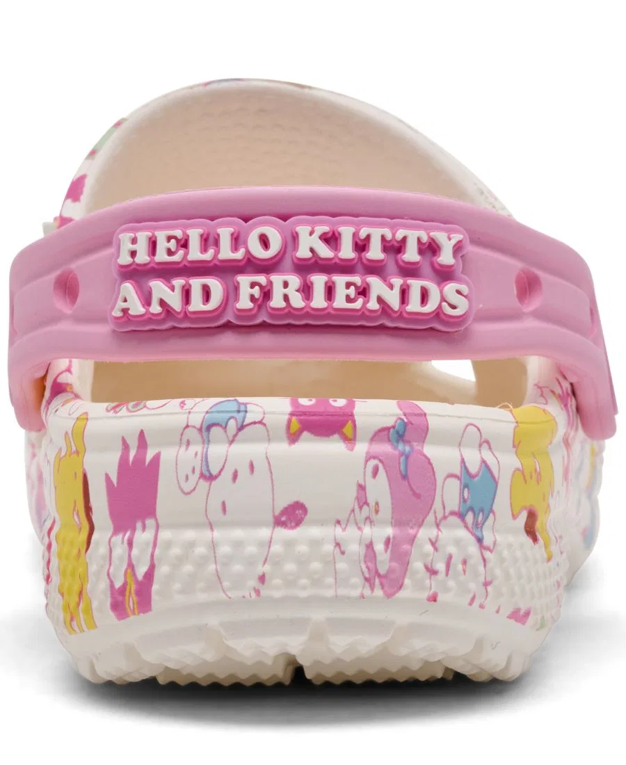Классические сабо Hello Kitty для девочек от Finish Line Crocs, мультиколор — фото 4