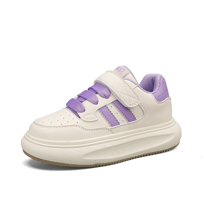 Детские кроссовки для скейтбординга Kids Low-top White Jeep, цвет Taro Purple — фото 2