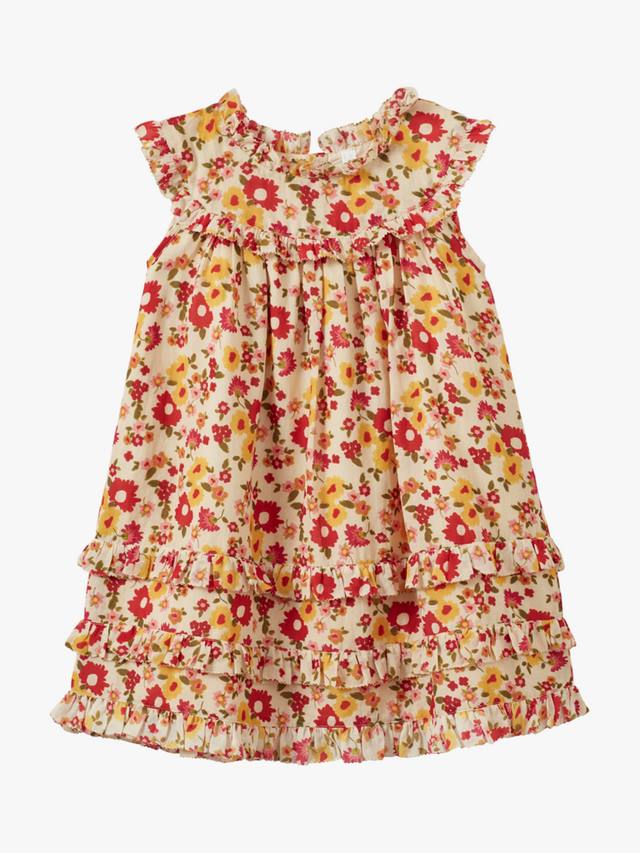 

Детское платье Delilah из хлопка с ярусами Caramel, Vintage Floral