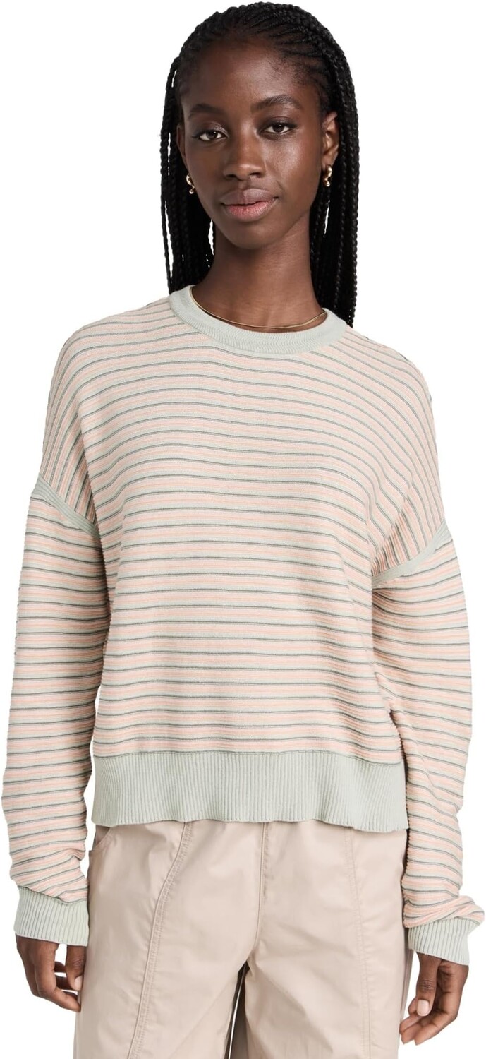 

Свитер Spiritual Gangster Cotton Easy Crew Sweater, цвет Yucatan Stripe