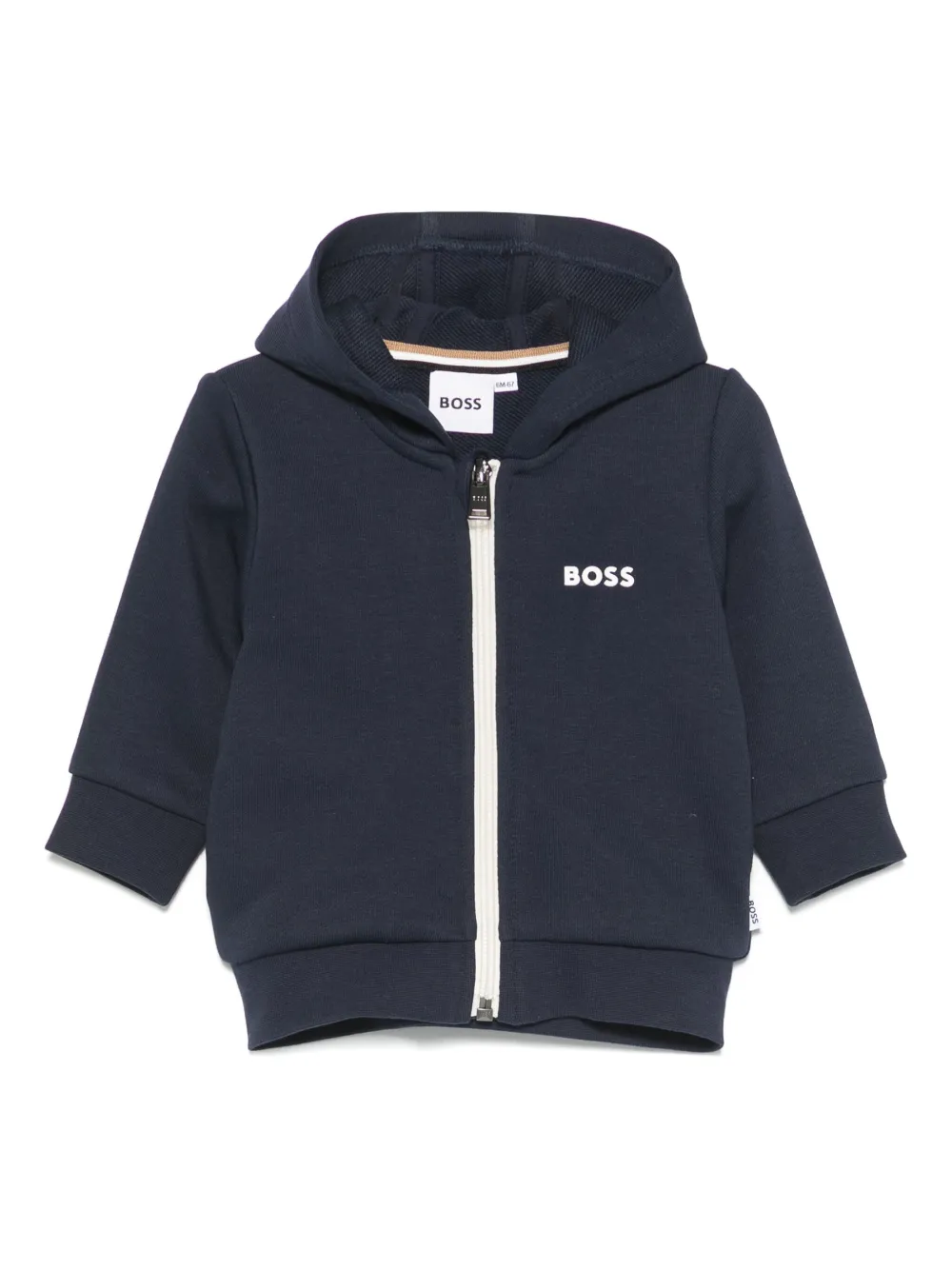 

Худи с логотипом BOSS Kidswear, синий