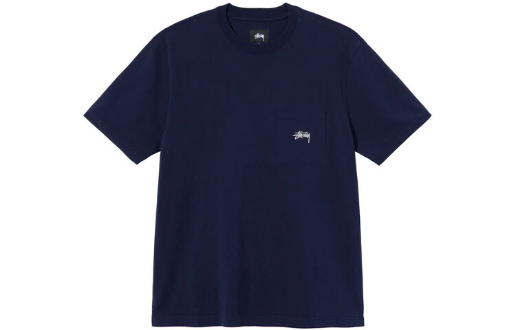 

Футболка с вышитым логотипом Stüssy на кармане Stussy, белый