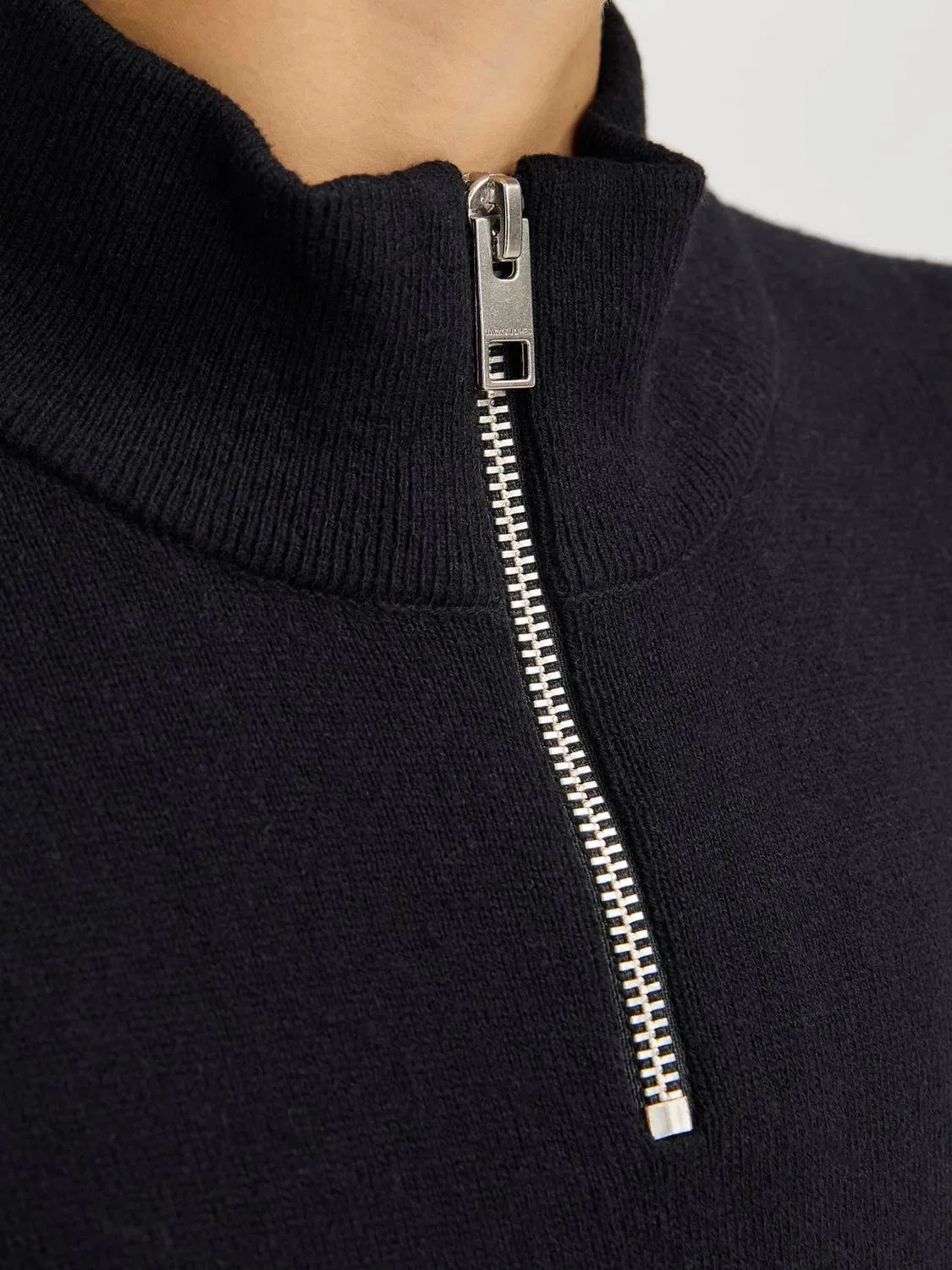 Свитер с высоким воротником Jack & Jones Junior, черный — фото 4