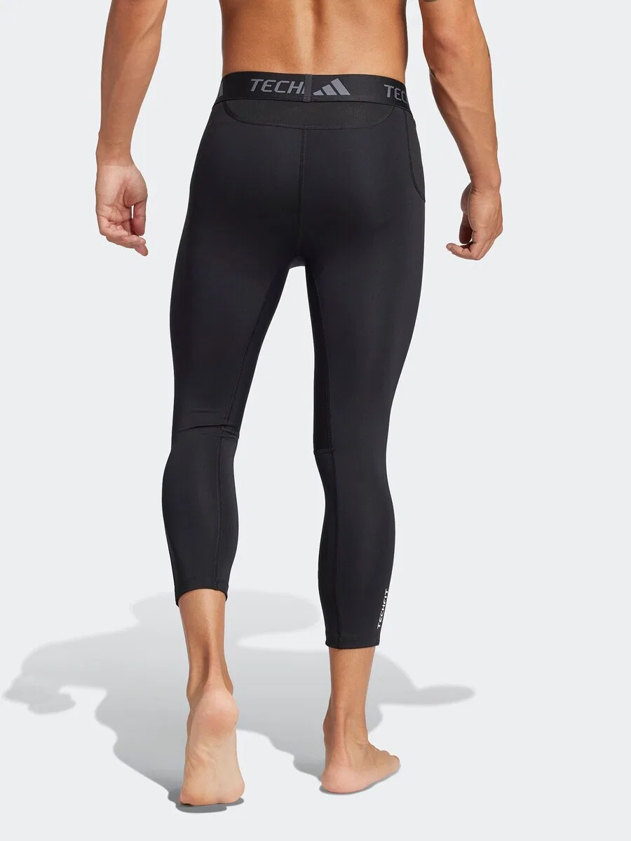 Спортивные шорты-скинни ADIDAS PERFORMANCE 'Techfit Compression' черного цвета — фото 3