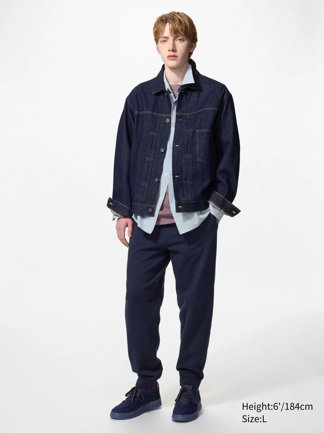 Спортивные штаны Uniqlo, темно-синий