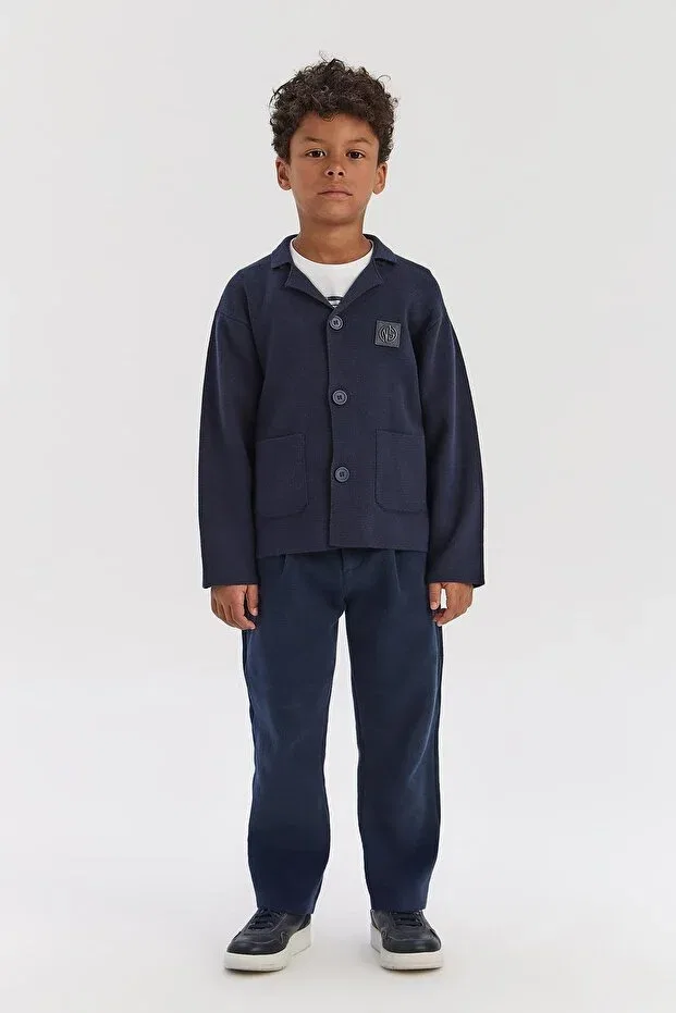 Детский кардиган с длинным рукавом Nebbati, Navy Blue