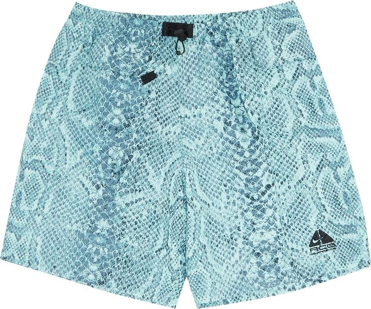 

Шорты Supreme x Nike ACG Nylon Trail Short 'Mint Snakeskin', синий