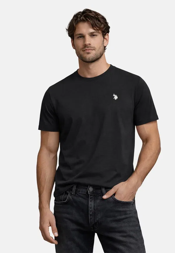 Футболка хлопковая Uscaaleb U.S. Polo Assn., schwarz, черный