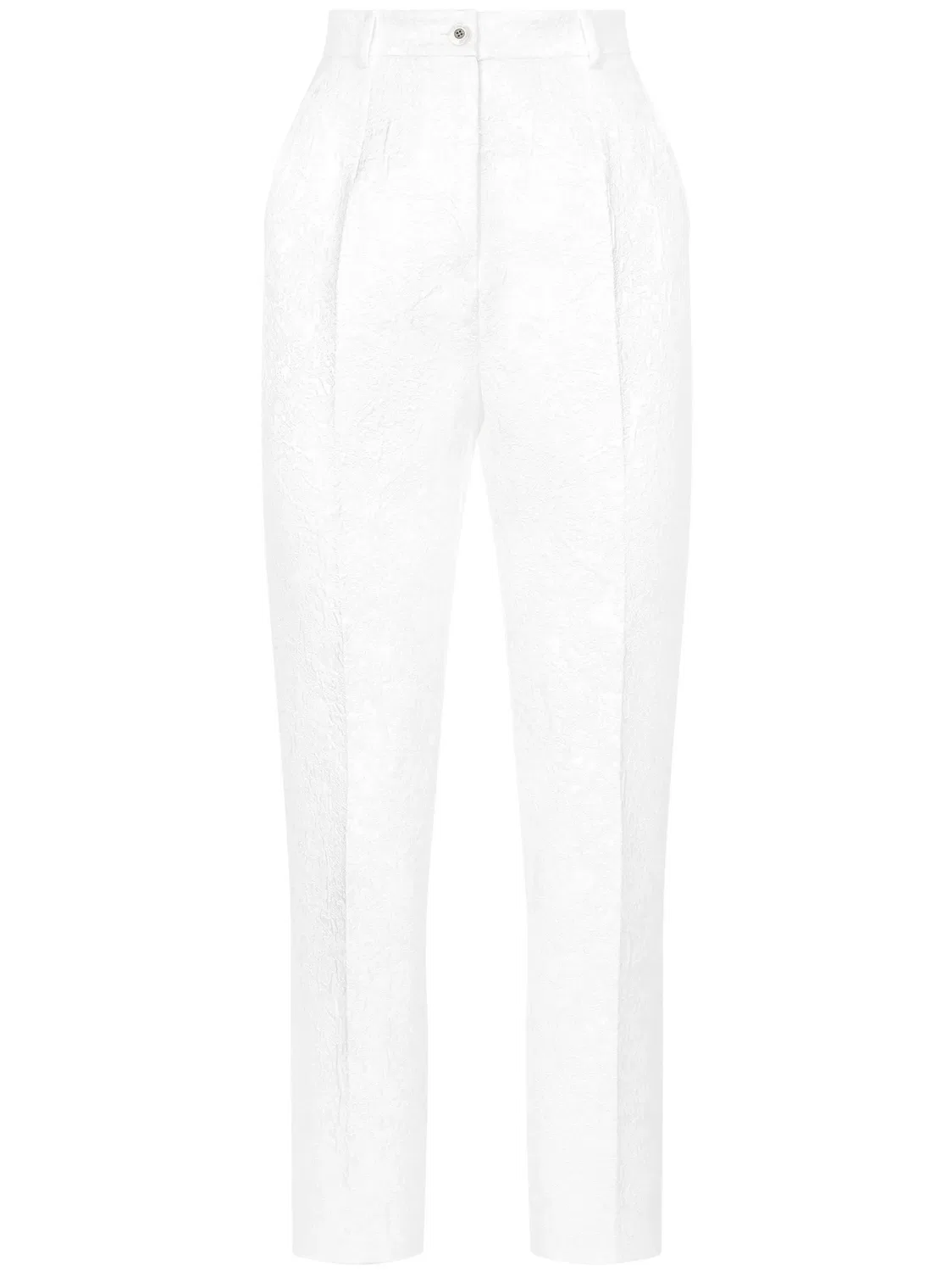 Dolce & Gabbana Брюки из брокада белые