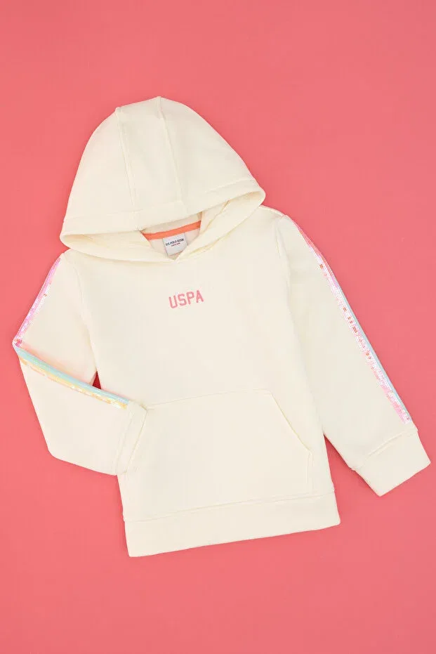 Детское худи для девочек хлопковое U.S. Polo Assn., Multicolor
