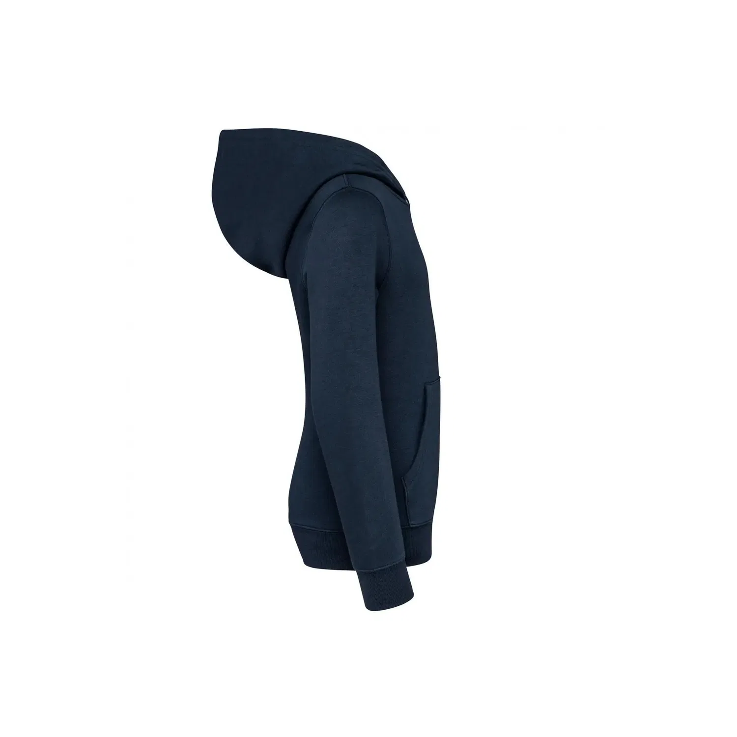 Детский свитшот с контрастной капюшоном с детским принтом Kariban, BLAU / Navyblau — фото 2