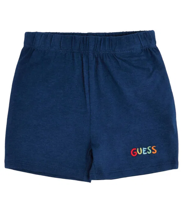 Детский комплект для мальчиков хлопковый Regular Fit Guess, синий — фото 4