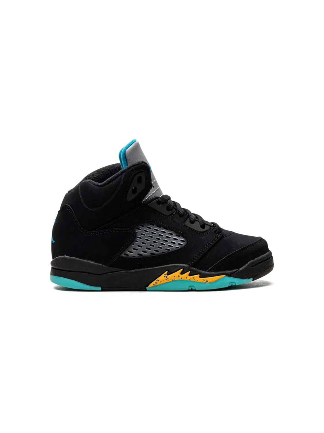 Кроссовки Air Jordan 5 Aqua, черный — фото 3
