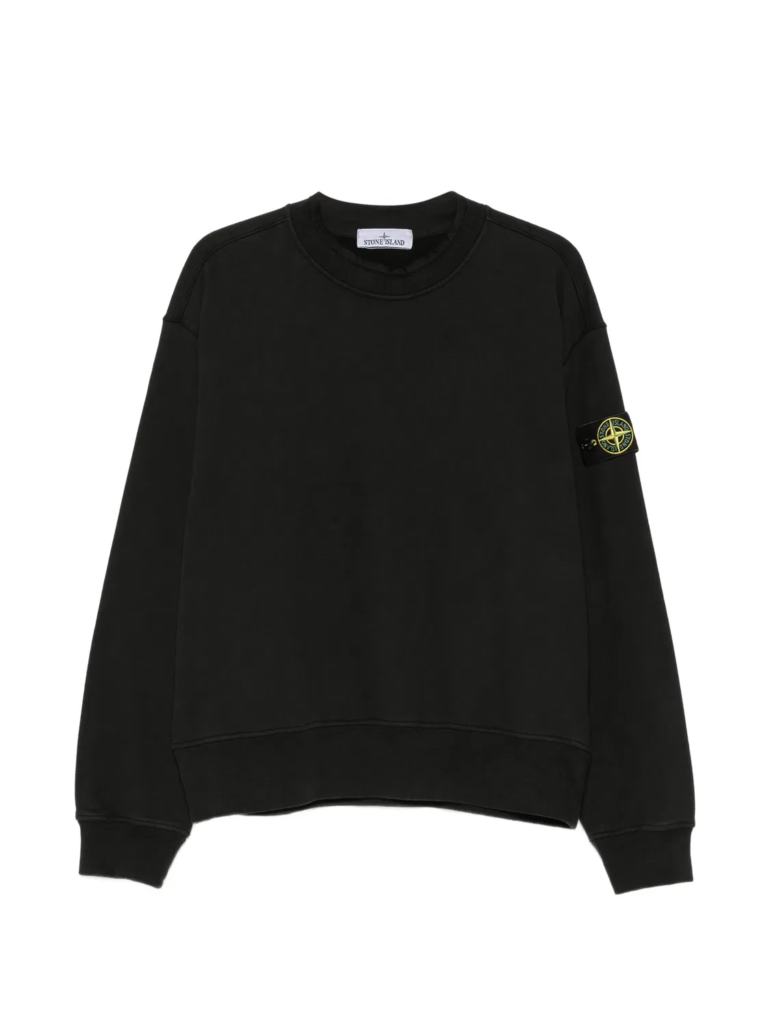 Толстовка с нашивкой Compass Stone Island, черный