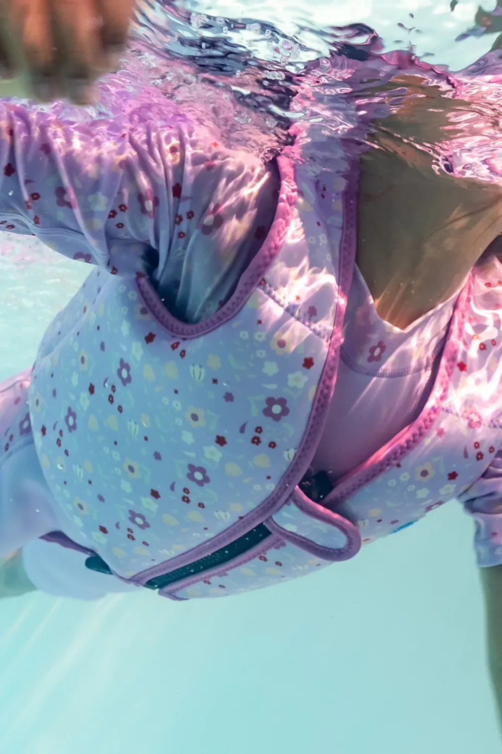 Жилет для плавания с предохранительным ремнем Splash About, Lilac — фото 3