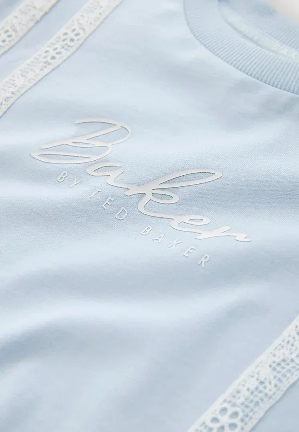 Стандартный крой - комплект из 2 предметов - футболка с принтом Baker By Ted Baker, синий — фото 3