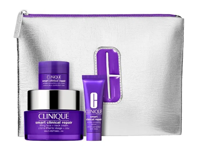 Набор антивозрастной косметики Outsmart Lines + Wrinkles Clinique, Multicolor — фото 4