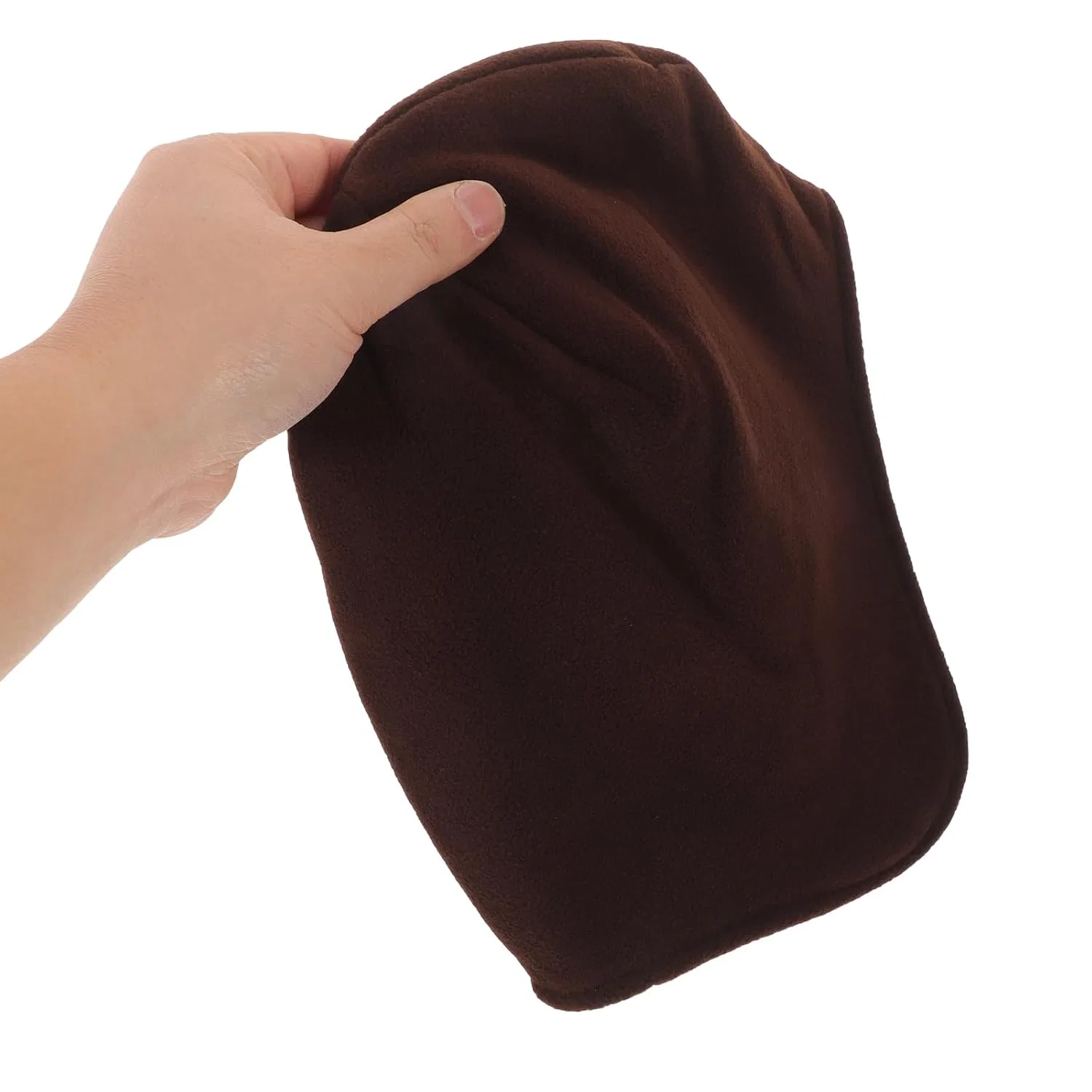 Шапочка для душа Fleece, HOODANCOS, 26x21x3 см, Коричневый — фото 4
