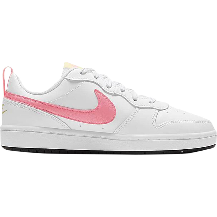

Кроссовки Nike Court Borough Low 2 GS, белый/розовый