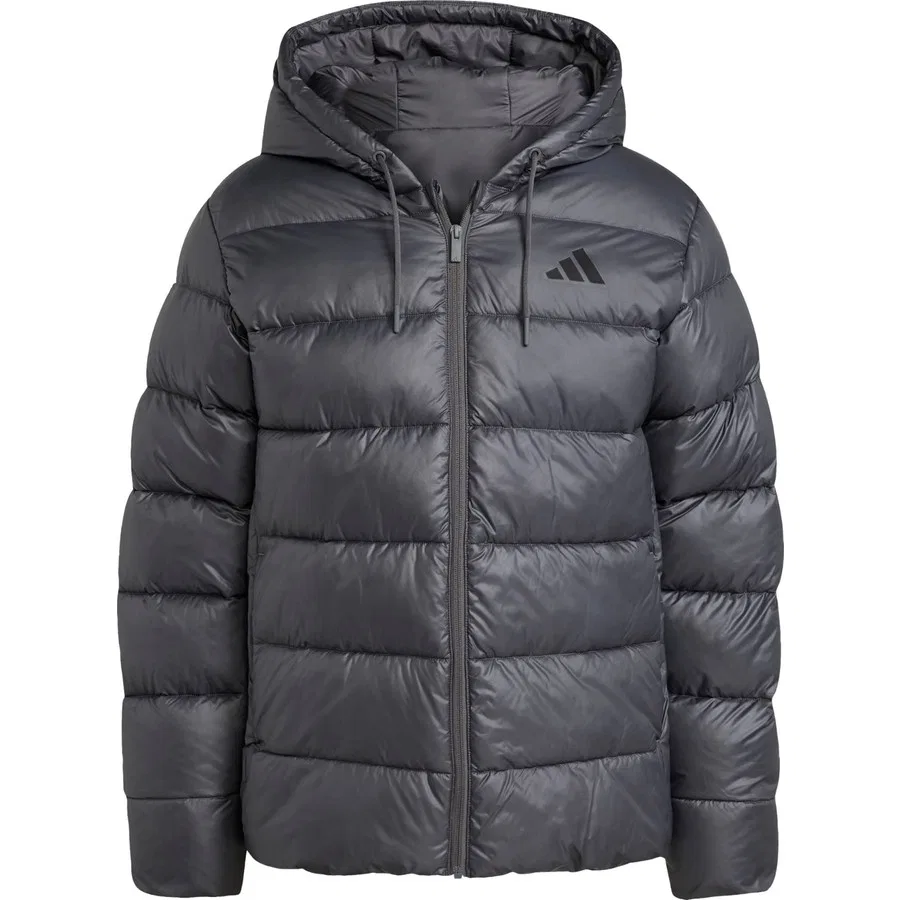 Куртка-пуховик с капюшоном Sportswear Essentials CLIMAWARM Synthetic Down Puffer Hooded Jackets adidas, Черный — фото 3
