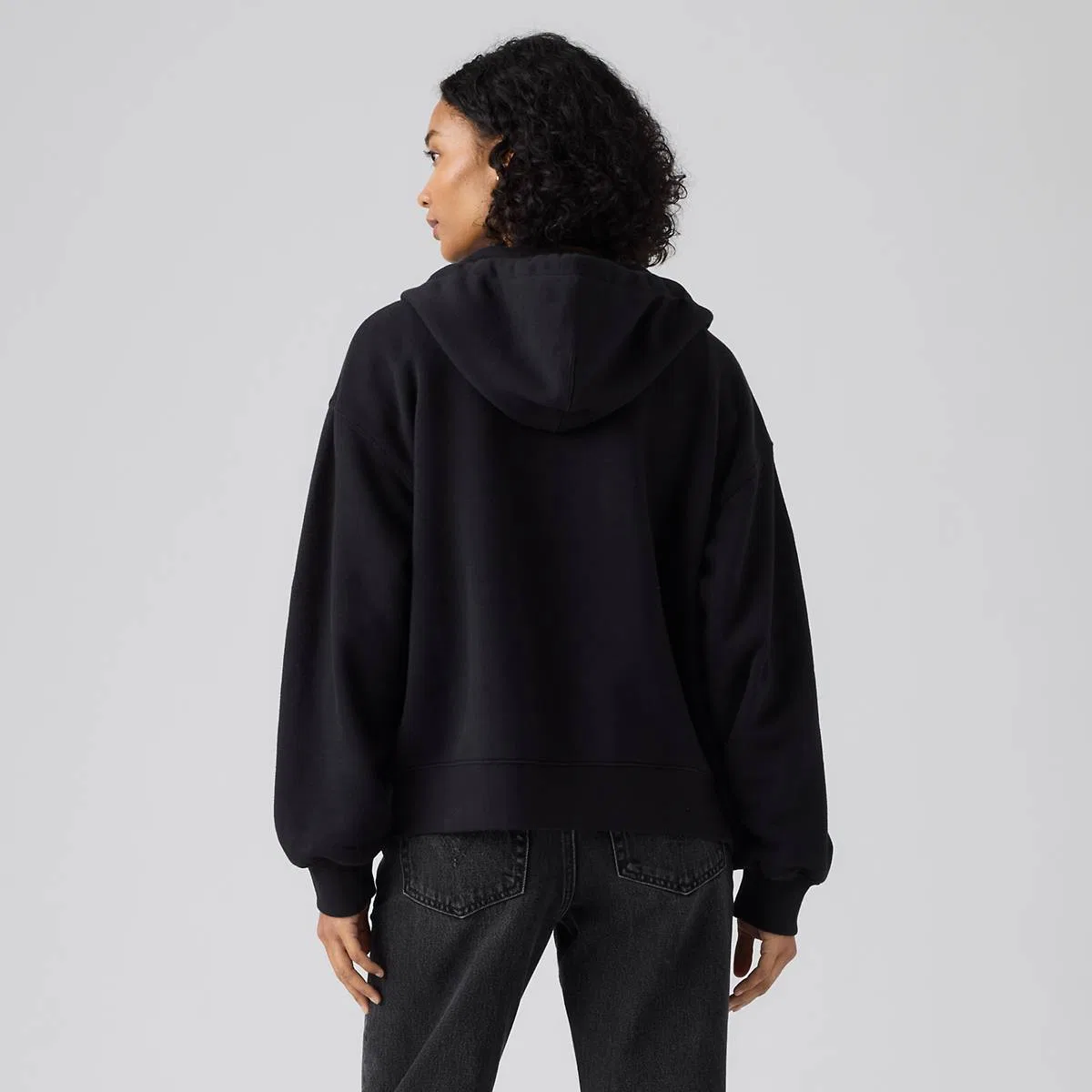 Повседневная толстовка на молнии Levi's, Anthracite Night - Black — фото 4