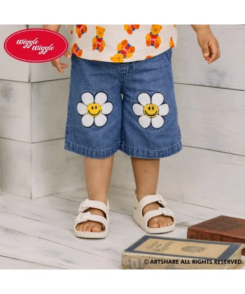 Toys"R"Us/Babies"R"Us Детские джинсовые шорты с аппликацией Smile Will Love wiggle wiggle, Blue