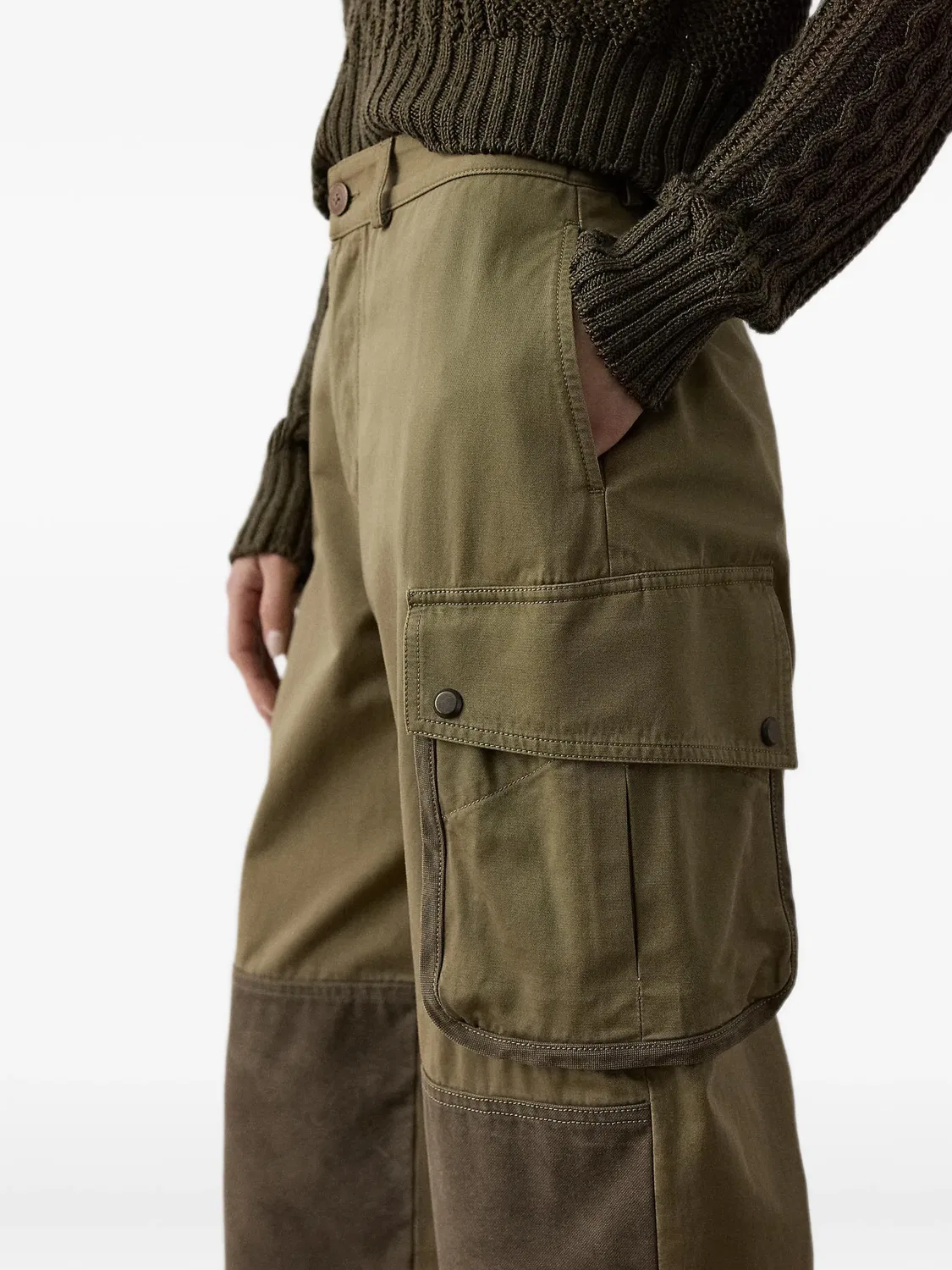 Брюки Simone Polo Ralph Lauren, зеленый — фото 4