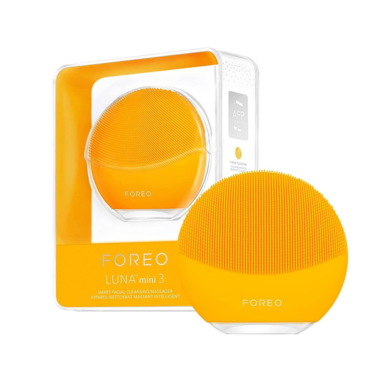 

Щетка-массажер для очищения лица FOREO LUNA mini 3, желтый